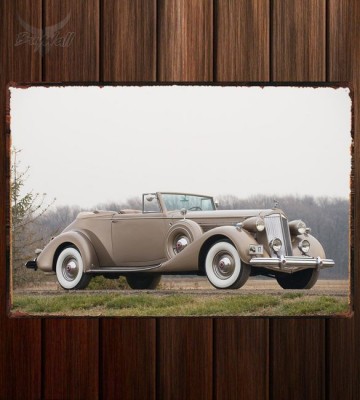 Металлическая табличка Packard Twelve Convertible Victoria